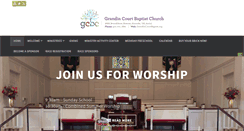 Desktop Screenshot of grandincourtbaptist.org