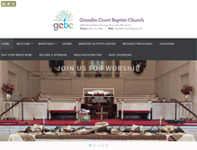 Tablet Screenshot of grandincourtbaptist.org